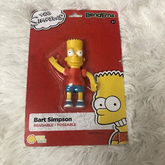 New The Simpsons Bart Bendable Poseable Toy - Picture 1 of 2